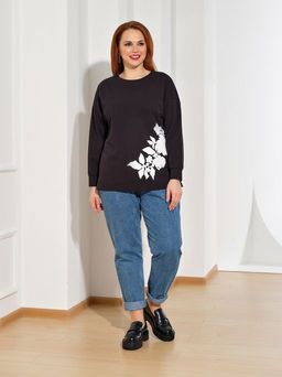 Джемпер 0245-1 черный