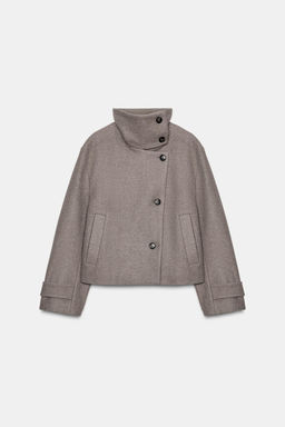HIGH-COLLAR JACKET - Zara фото 7