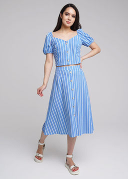 Джемпер жен. голуб/бел 236269/111ззн - Clever wear фото 3