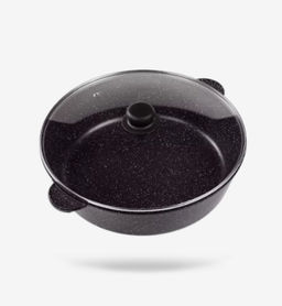 Жаровня 28 см, черная