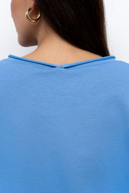 футболка из лёгкого хлопкового футера - Solo mio фото 6