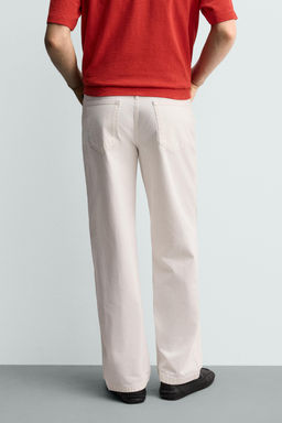 JEANS RELAXED FIT / Blanco - Zara фото 3