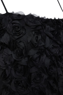 TRENDYOLMILLA Beyaz 3 Boyutlu Gul Aplike Detayl? Dugun/Nikah S?k Abiye Elbise TPRSS25EL00018 фото 12