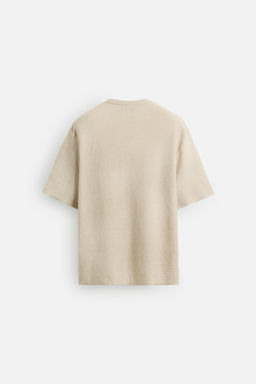 SPRAY PRINT KNIT T-SHIRT - Zara фото 8