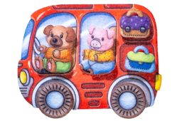 Счетный материал мини-игра Автобус