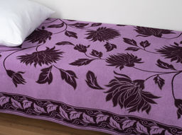 Плед 3с109.411ж1 Букет хризантем (фиалка4) 208х150 см