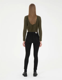 Siyah Skinny Fit Kanvas Pantolon - Pierre cardin фото 4