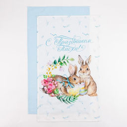 Набор полотенец Этель С праздником Пасхи 2 шт, 100% хлопок  фото 7