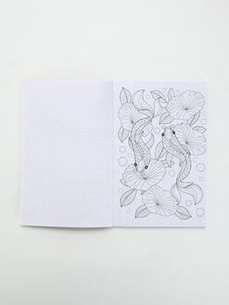 Ежедневник-Смэшбук раскраска антистресс А5, 80 листов Мечты. 8 марта