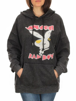 88012 DK. GRAY Худи женское (100% хлопок) - Фабричный китай фото 2