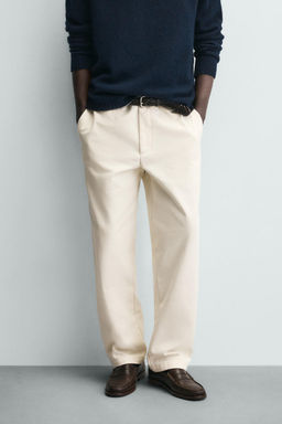 PANTAL?N STRAIGHT FIT ESTRUCTURA / Crudo - Zara фото 10