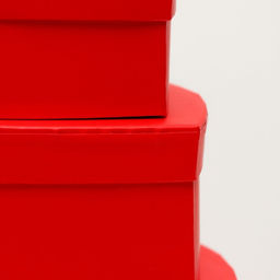 Набор подарочных коробок 3 в 1 сердца «Красный» 21×19×9 - 15.5×14×6 см