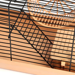 Клетка-мини для грызунов Пижон №2, укомплектованная, 27 х 15 х 16 см, бежевая  фото 7