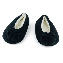 Тапочки детские однотонные с цветочком размер 20