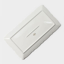 Блюдо Magistro Kingdom, 34.5×19.5×2.1 см, прямоугольное, фарфор, белое