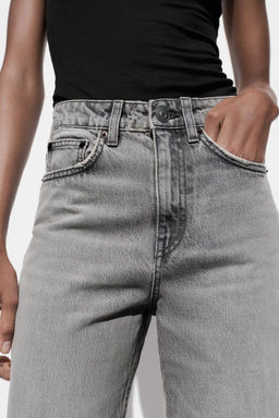 TRF MOM FIT HIGH-WAIST JEANS - Zara фото 10