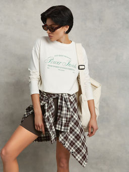 Лонгслив прямого силуэта с эластичным принтом POWER INSIDE - Eazyway фото 6