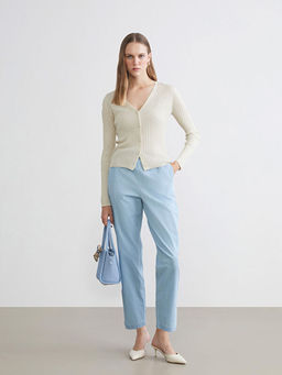 Beli Lastikli Carrot Fit Kad?n Jean Pantolon