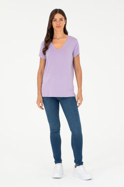 Kad_n Lila V Yaka Basic Ti__rt - U.s. polo assn фото 4