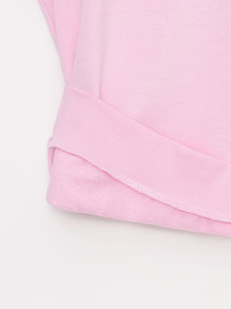 Bisiklet Yaka Bask?l? Uzun Kollu K?z ?ocuk Sweatshirt ve E?ofman Alt? - Waikiki фото 3