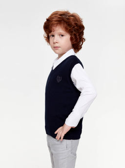 ESLI Жилет для мальчика 20С-127СП т.синий