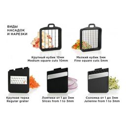 Овощерезка многофункциональная Walmer Home Chef Pro с контейнером для запекания, цвет черно-белый  фото 3