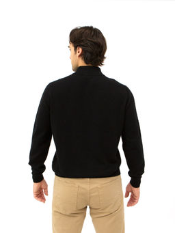 Джемпер из пуха яка 11008 черный