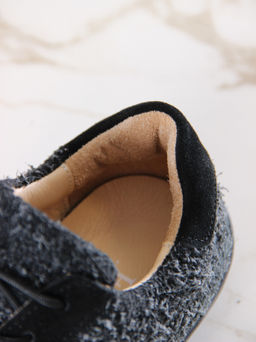 Кеды босоногие 184.natabl.Черная замша+черный джнагл