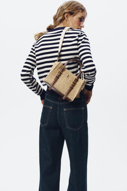 WOVEN MINI TOTE BAG - Zara фото 14