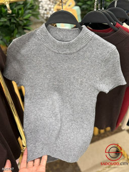 Футболка женская однотонная