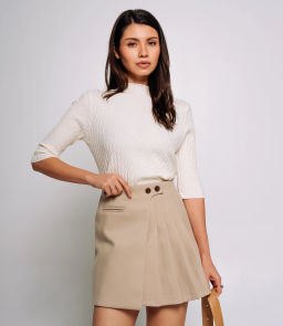 Юбка #КТ9972, бежевый