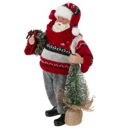 Дед Мороз, L18 W9 H27 см