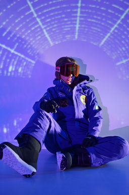 Женский зимний сноубордический комбинезон Alpha Endless 222/220730 PRP Фиолетовый  фото 13