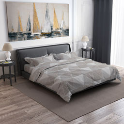 Наволочка 50х70см Галактика, шоколад, с клапаном-запахом, бязь Комфорт 121г/м2, хлопок 100%, упаковка классическая пакет ПВД 14,5х23см, еврослот, Домашняя мода (Россия) фото 3