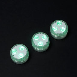 Светильник водонепроницаемый мини, 3 x 1.9 см, 3 шт, от CR2032 (в компл.), пульт, RGB, IP68 - Simaland фото 6