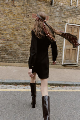 FITTED CREPE DRESS - Zara фото 3