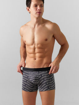 Цена за 2 штуки! ТРУСЫ МУЖСКИЕ текст на графите2 411221 - Mark formelle фото 2