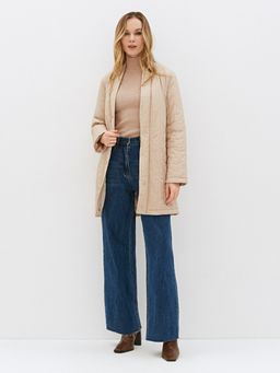 Conso/SM 220113 - light beige Утепленное Пальто  фото 3