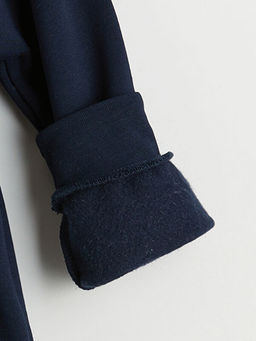 Bask?l? Erkek ?ocuk Kal?n Sweatshirt 2li