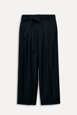 50TH ANNIVERSARY WOOL-BLEND TROUSERS WITH BELT - Zara фото 3