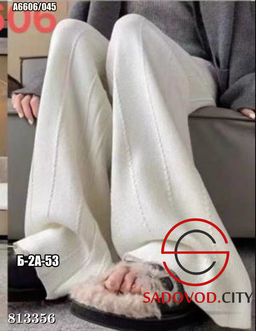 Брюки вязаные женские на резинке - Bruno фото 3