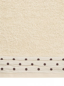 Полотенце для лица 50x90 молочный махровая ткань - Lucky фото 3