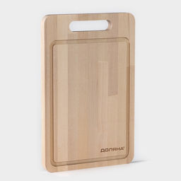 Доска разделочная Доляна Фигурная ручка, 29191,5 см, берёза  фото 2