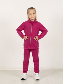 Костюм детский флисовый фуксия 762(ш) (104, 56)