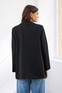 TRENDYOLMILLA Haki Oversize Astarl? Dokuma Blazer Ceket TWOAW24BC00070  фото 5