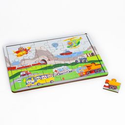 Пазл Весёлое путешествие с подсказкой - Лесная мастерская фото 7