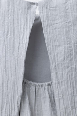 CRINKLE-EFFECT SATIN TOP - Zara фото 4