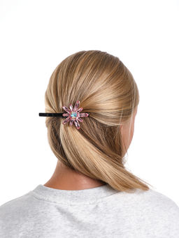 Заколка автомат Ночная Звезда PN0234(1)розовый - Mini maxi фото 3