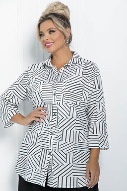 Туника Привкус тайны (белый) Б11401 - Lt collection фото 5