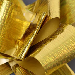 Цена за 10 шт. Бант-бабочка №5, золотой - Simaland фото 4